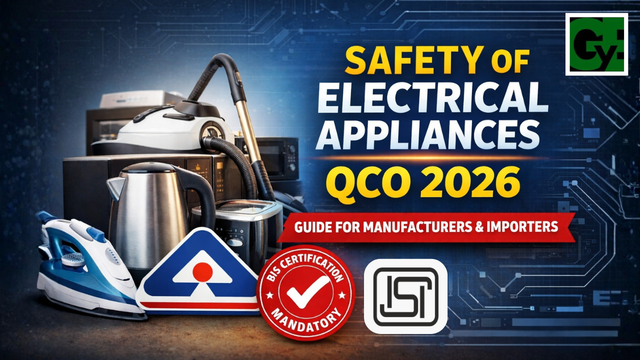 BIS QCO for Safety of Electrical Appliances