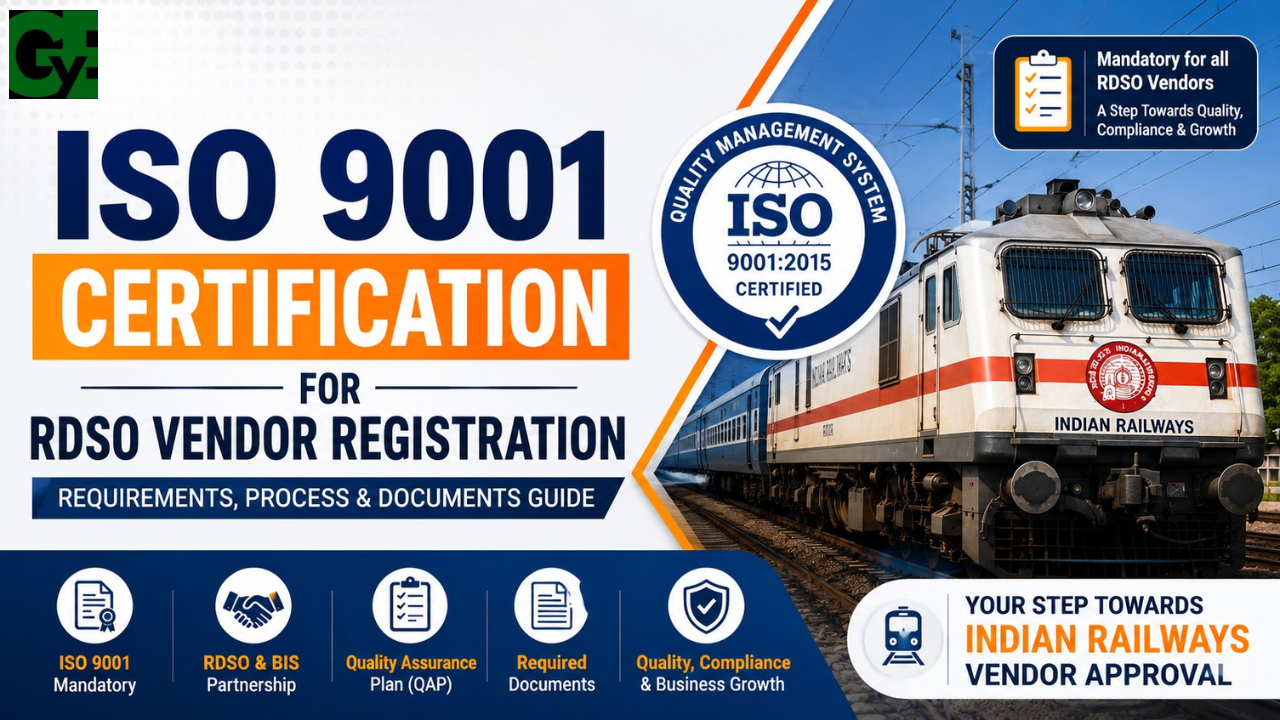 ISO 9001 Certification for RDSO Vendor Registration: Guide for Indian Railway Suppliers