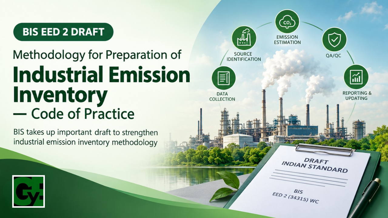 BIS EED 2 Draft on Methodology for Preparation of Industrial Emission Inventory – Code of Practice